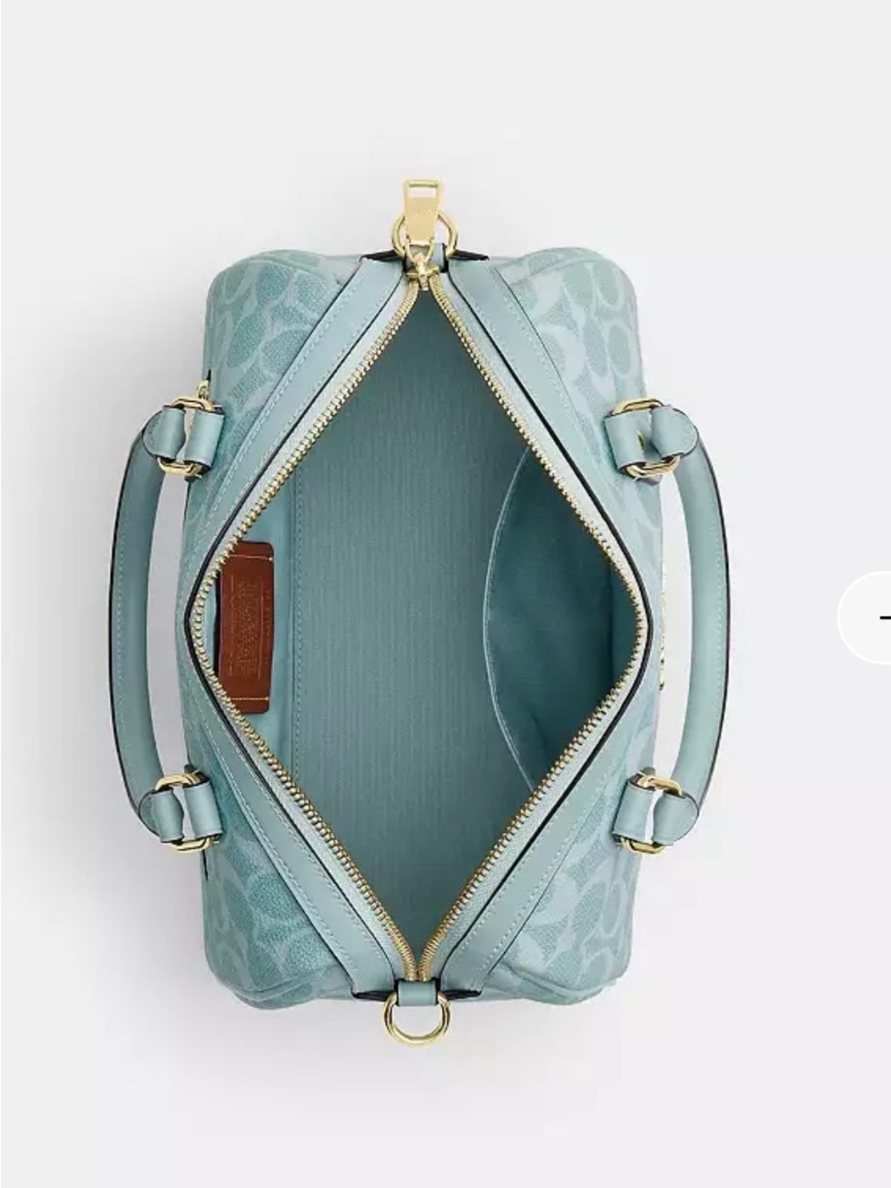 🧜‍♀️New Coach Rowan Satchel CEY39  Mermaid Theme🧜🏿‍♀️ - Picture 6 of 12